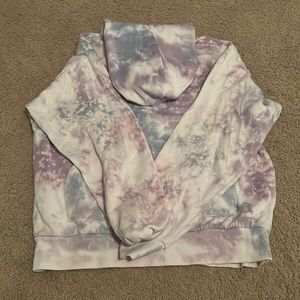 katie j nyc tie die hoodie